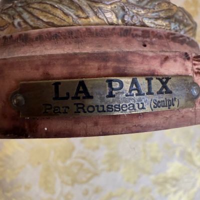 Скульптура Мир 39 см La Paix Руссо Франция 