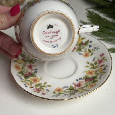 Чайная пара Colclough Hedgerow 200 мл Англия 