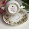 Чайная пара Colclough Hedgerow 200 мл Англия 