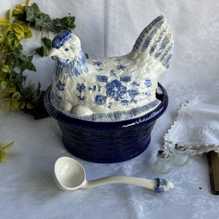 Супница с половником 2,5 л керамика 