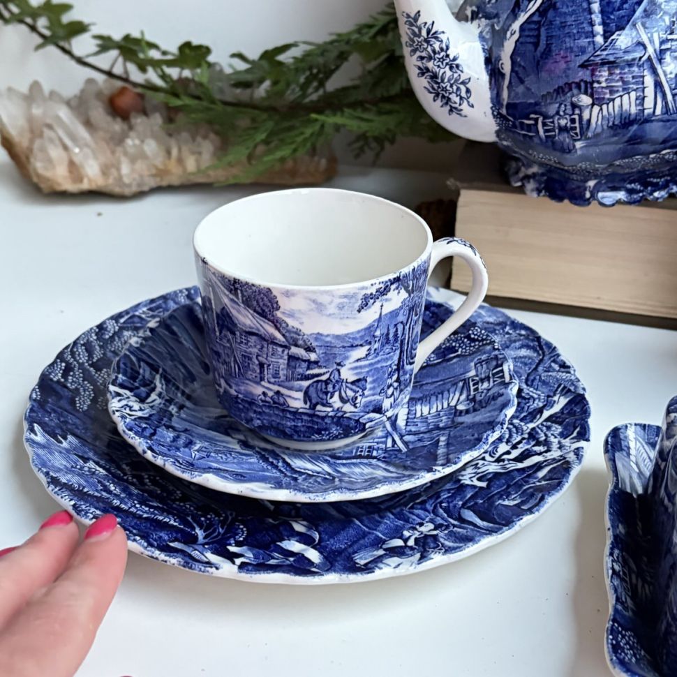 Чайная пара James Kent Old Foley Staffordshire 220 мл Англия