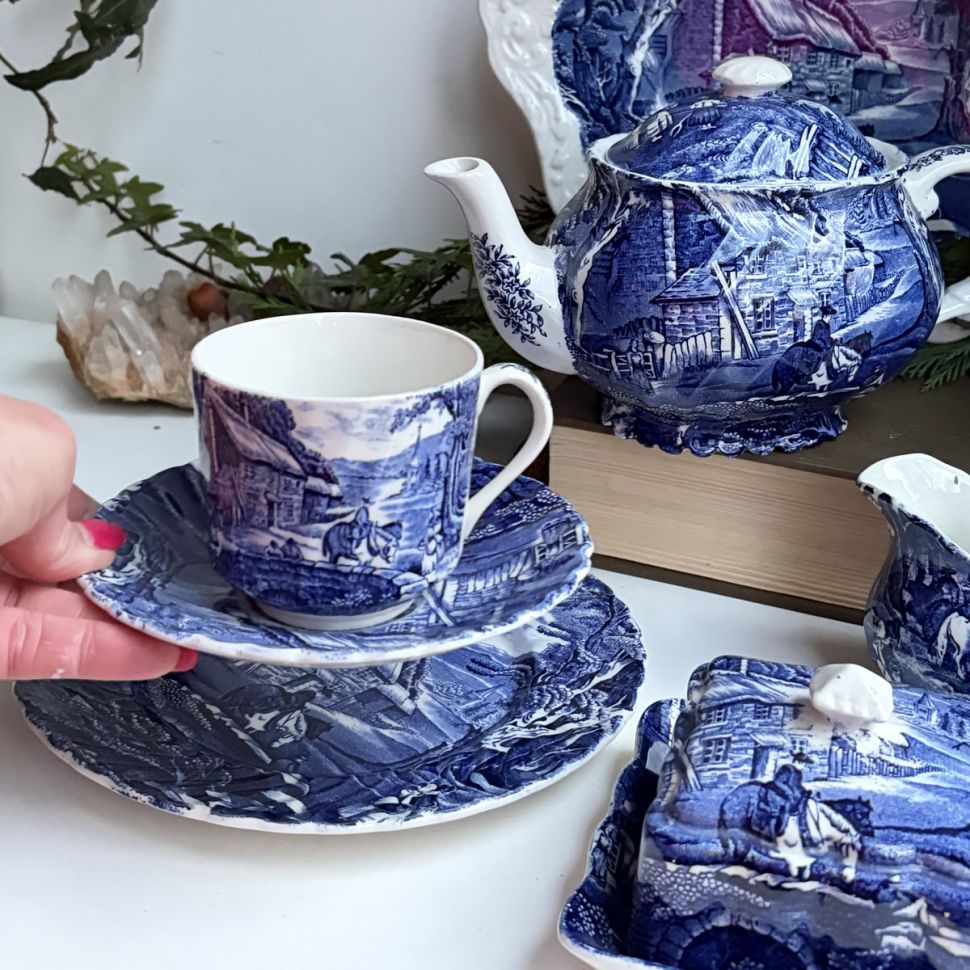 Чайная пара James Kent Old Foley Staffordshire 220 мл Англия