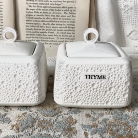Банка для специй Тимьян 9 см фарфор