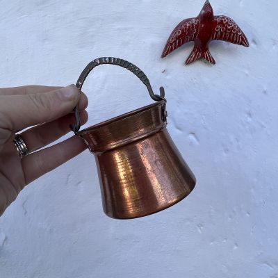 Кашпо мини 5 см медь