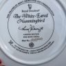 Тарелка Franklin Mint Royal Doulton Белоухий колибри 21 см фарфор Англия