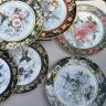 Тарелка Franklin Mint Royal Doulton Белоухий колибри 21 см фарфор Англия