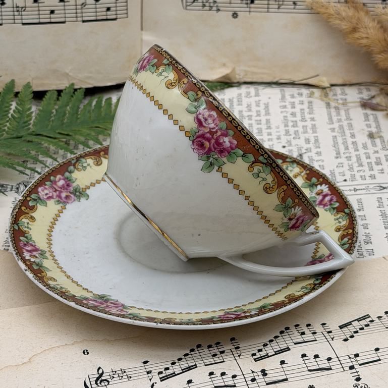 Чайная пара Porcelaine de Limoges 180 мл Франция
