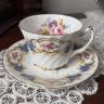 Чайная пара Royal Sotherland Staffordshire 200 мл Англия 1920-1940 г.г.