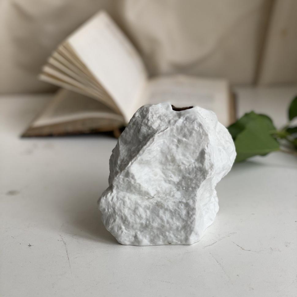 Ваза 10 см Скала KPM бисквитный фарфор Бавария Германия