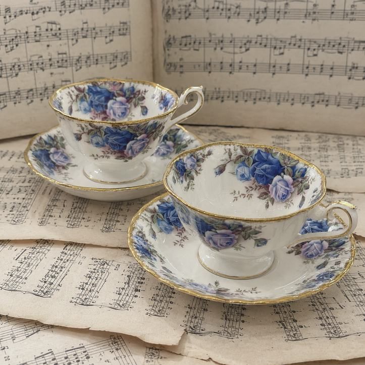 Чайная пара Royal Albert Moonlight Rose 175 мл фарфор Англия