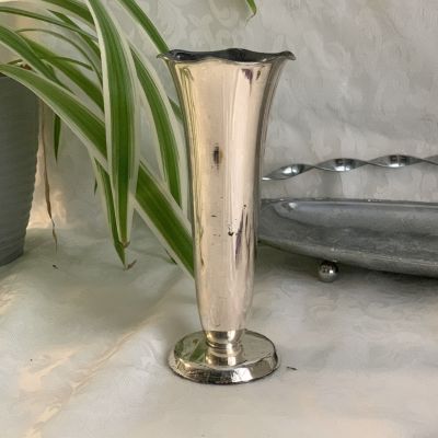 Ваза 16 см мельхиор серебрение