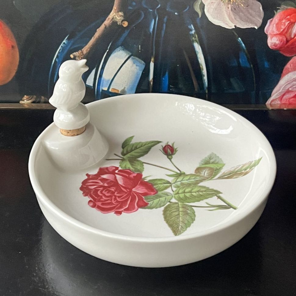 Тарелка с подогревом Porcelaine de Paris 17 см Франция 