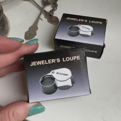 Лупа ювелирная Triplet 30х21 мм 