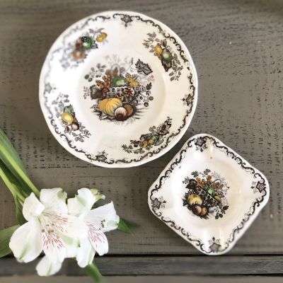 Пепельница и блюдце Mason's набор 1950-е г.