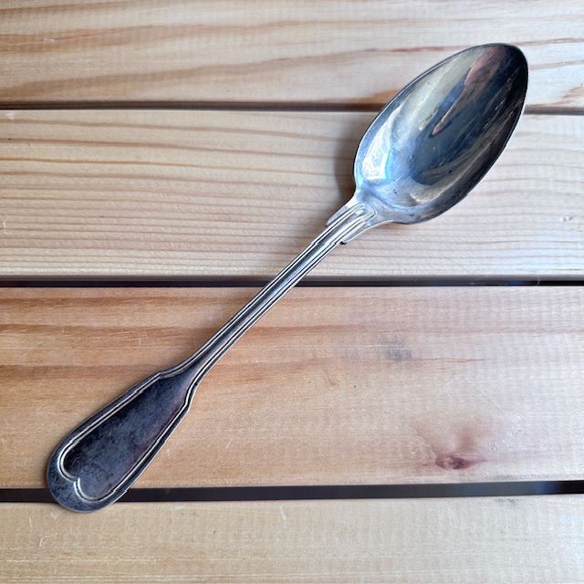 Ложка столовая 22 см серебрение Франция