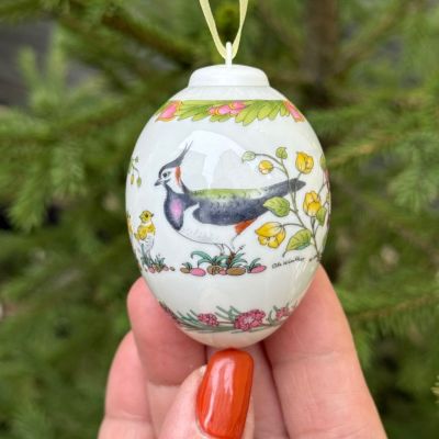 Подвес Яйцо пасхальное Hutschenreuther 7 см фарфор Германия 1999 г.