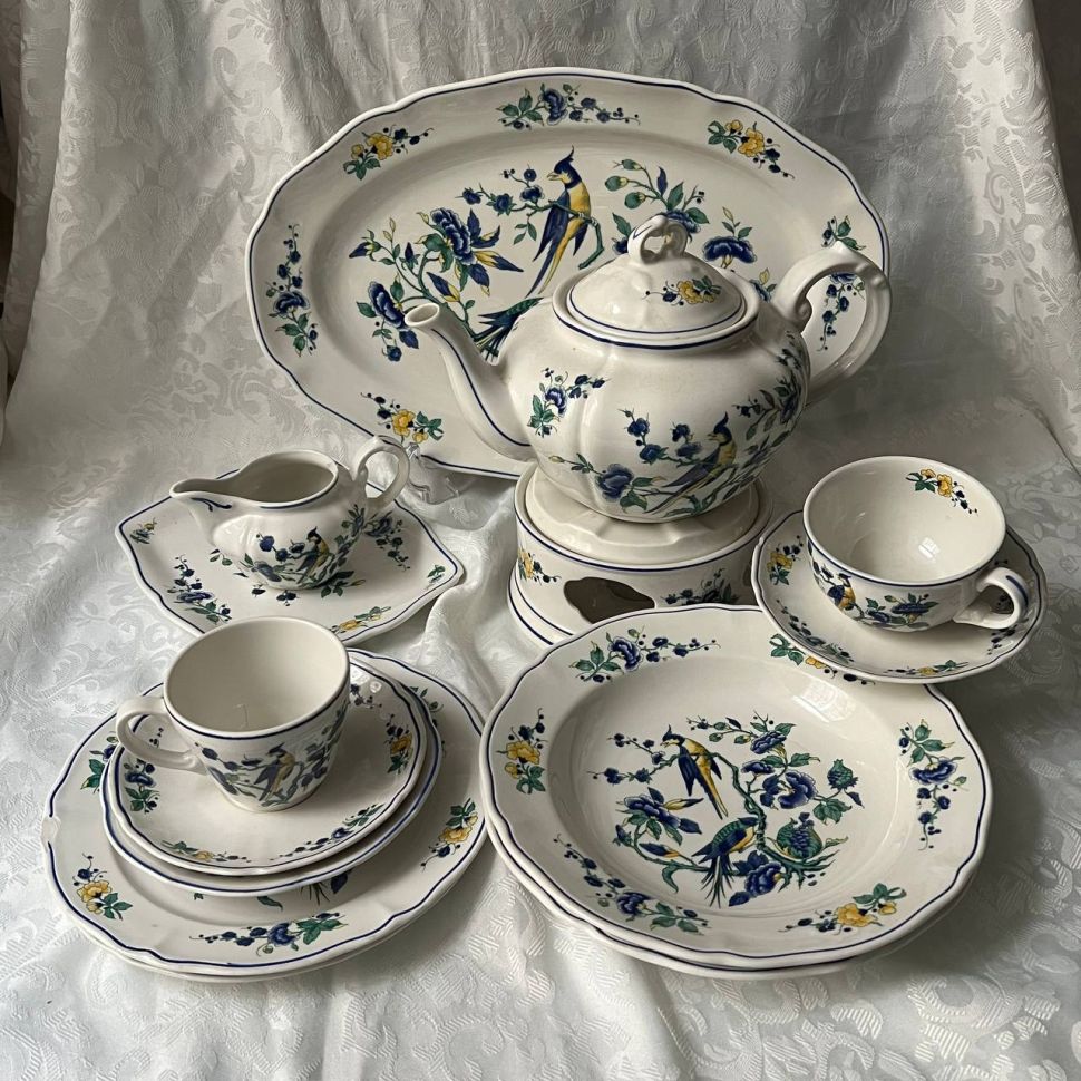 Тарелка Phoenix blau ВиллеройБох 20 см Германия     