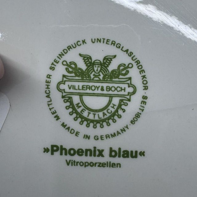 Тарелка Phoenix blau ВиллеройБох 24 см Германия     