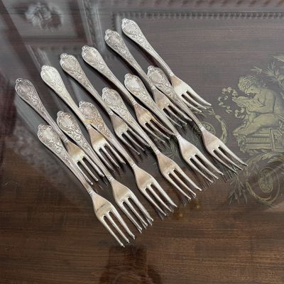 Вилка десертная 16 см мельхиор Италия