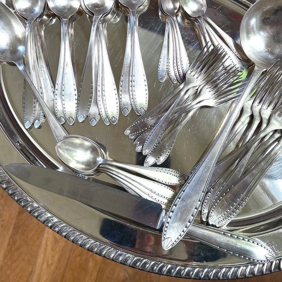 Нож Christofle 32 см серебрение Франция конец 19 века