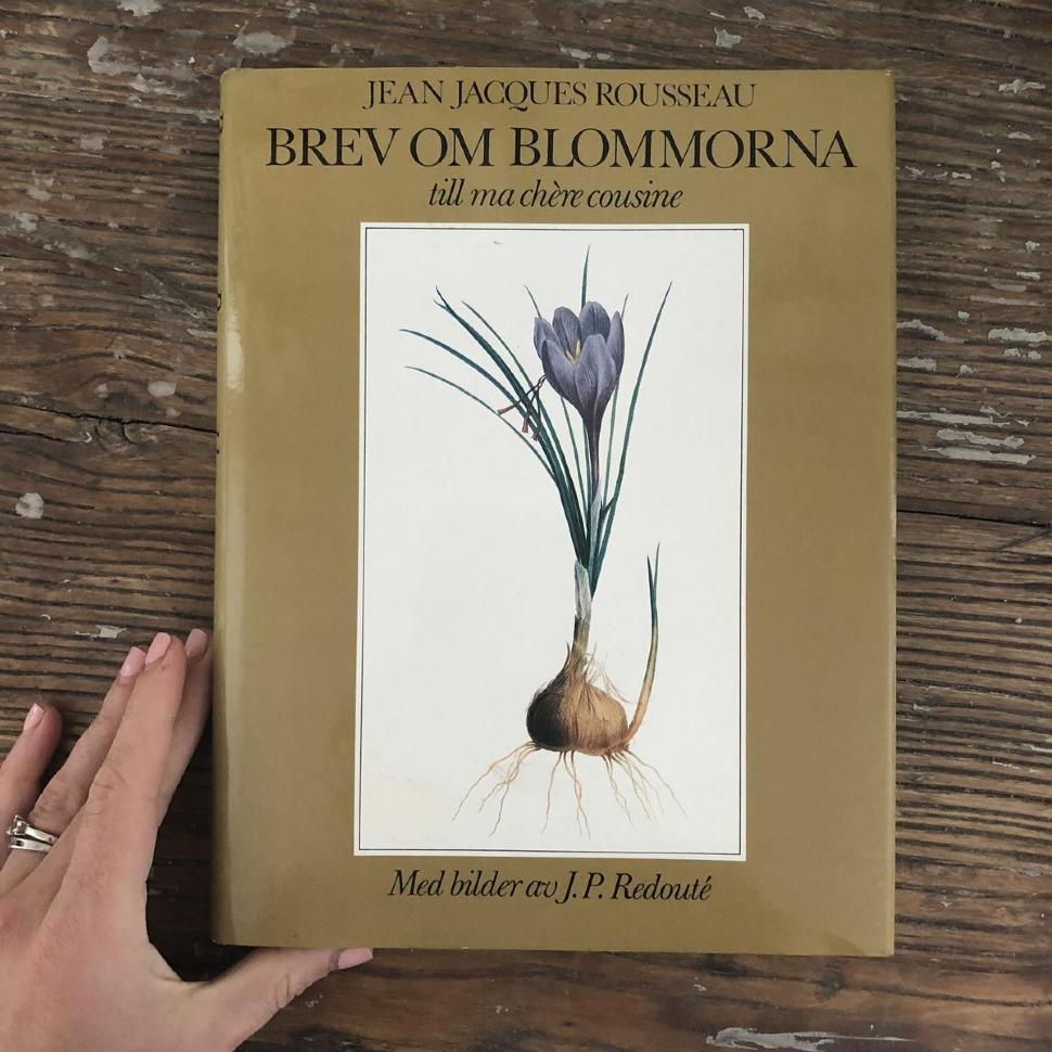 Книга Jean Jacques Rousseau Brev Om Blommorna till machere cousine  1979 г.