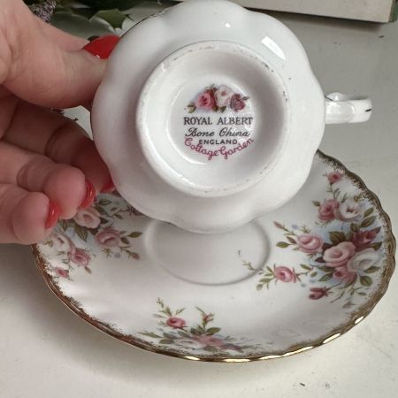 Кофейная пара Royal Albert Cottage Garden 130 мл фарфор Англия