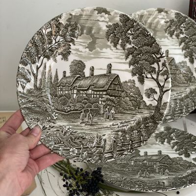 Тарелка 23 см Shakespeares Country Staffordshire Англия