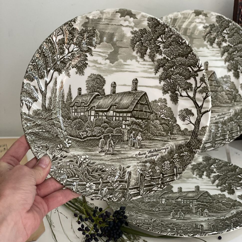 Тарелка 23 см Shakespeares Country Staffordshire Англия