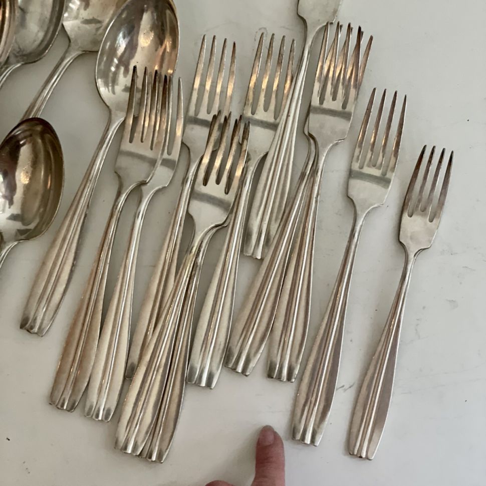 Вилка для завтрака Wellner 17 см мельхиор