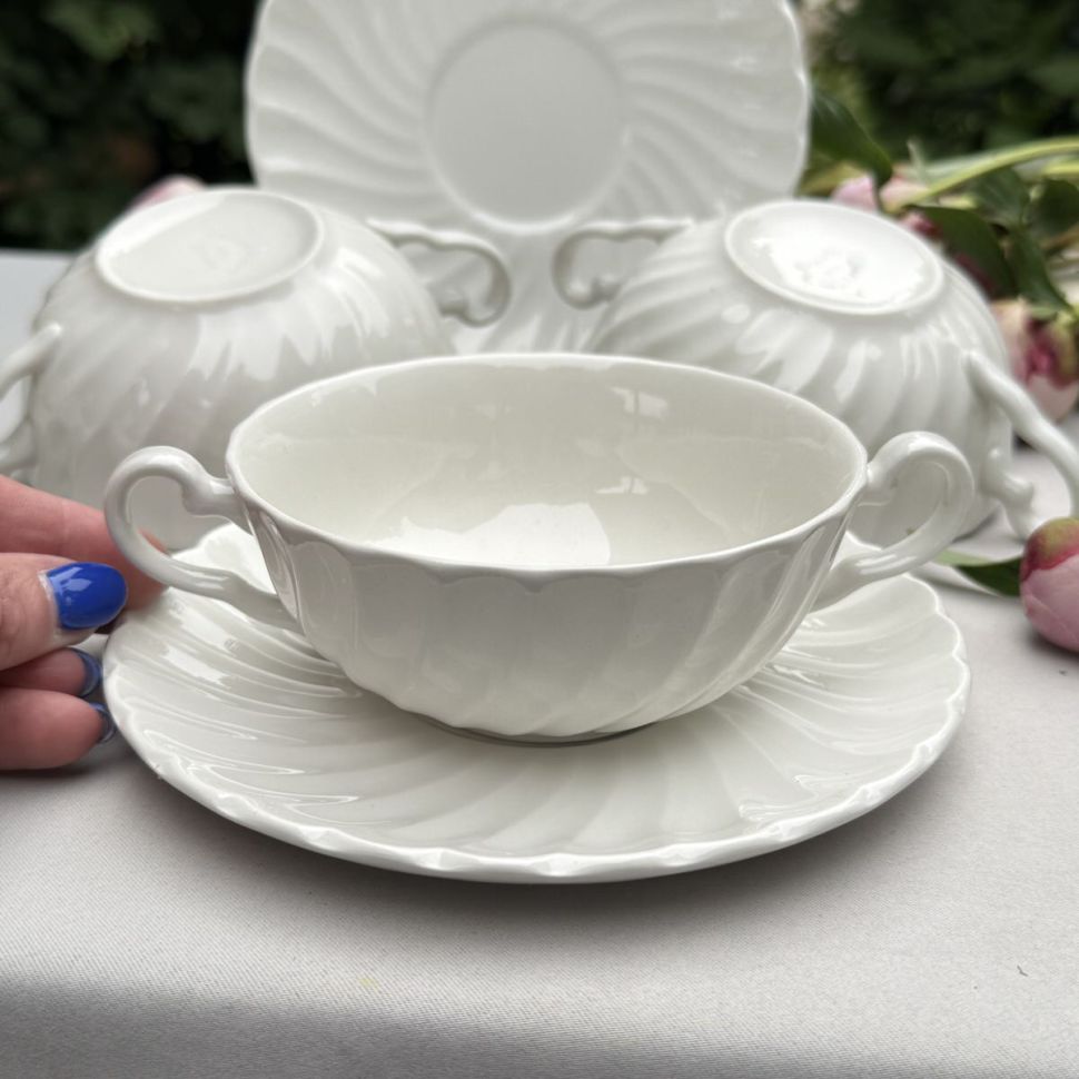 Бульонная пара Johnson Brothers 300 мл Англия 