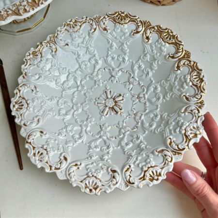 Блюдо Meissen 25 см 1870 гг Германия  