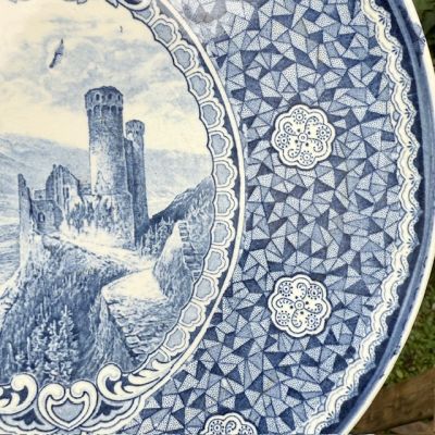 Тарелка ВиллеройБох Flamand 25 см фарфор Германия 1900 гг