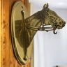 Вешалка Конь латунь