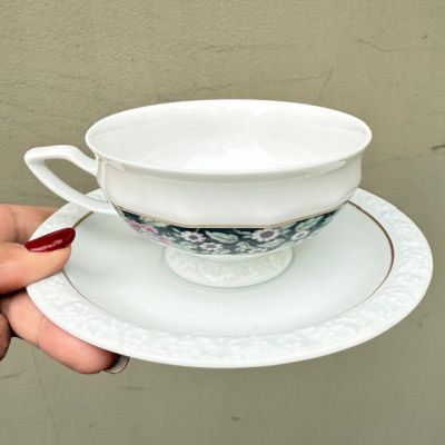 Чайная пара Rosenthal Classic Rose Павлин 250 мл Германия       