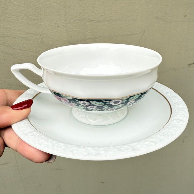 Чайная пара Rosenthal Classic Rose Павлин 250 мл Германия       