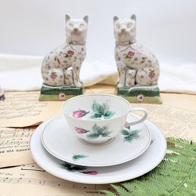 Чайная пара Rosenthal Роза 200 мл Германия