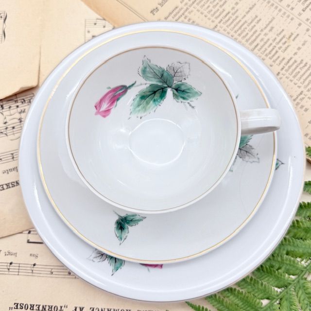 Чайная пара Rosenthal Роза 200 мл Германия