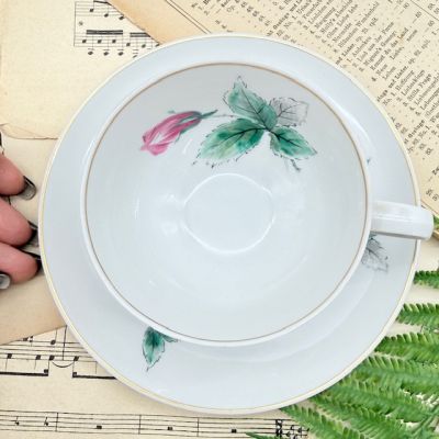 Чайная пара Rosenthal Роза 200 мл Германия