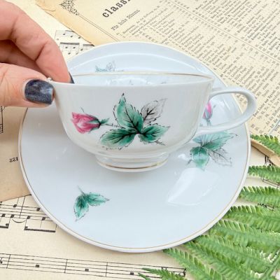 Чайная пара Rosenthal Роза 200 мл Германия