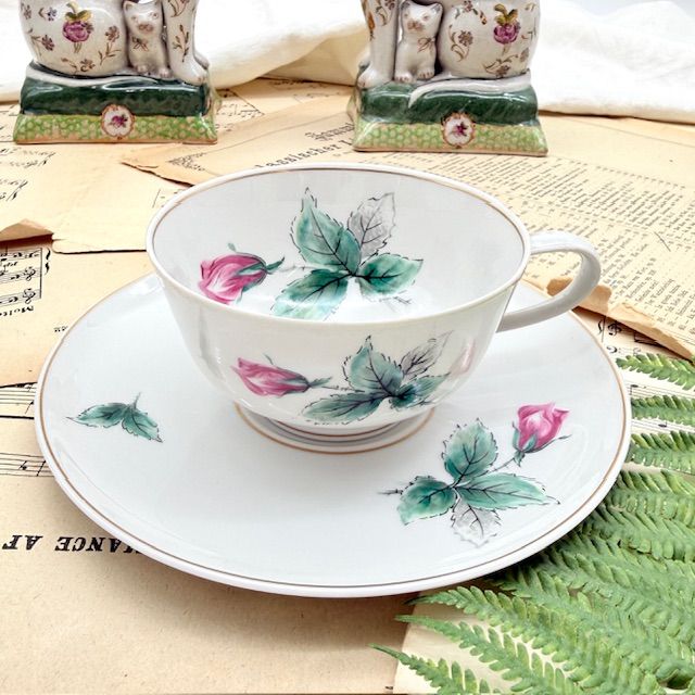 Чайная пара Rosenthal Роза 200 мл Германия