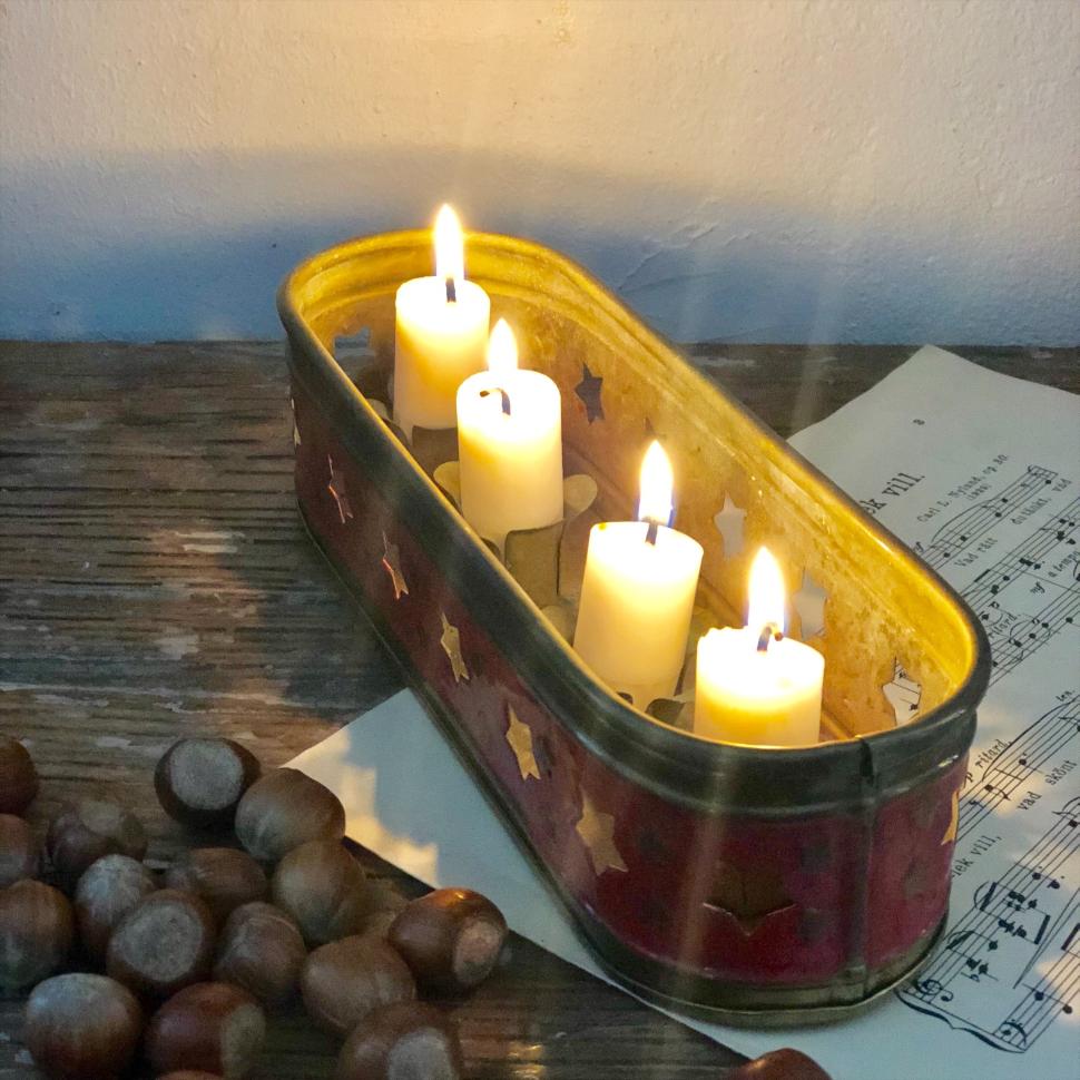 Подсвечник адвент кашпо