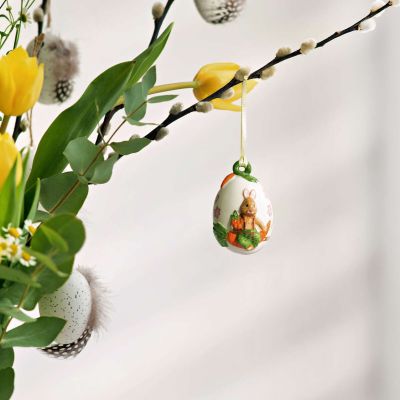 Подвес ВиллеройБох Яйцо пасхальное 8 см фарфор Германия