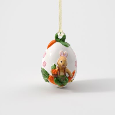 Подвес ВиллеройБох Яйцо пасхальное 8 см фарфор Германия