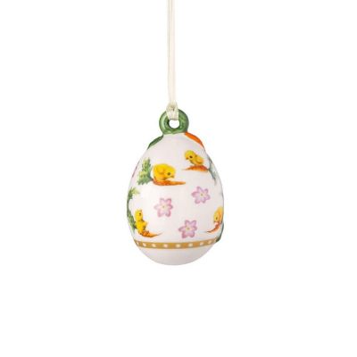 Подвес ВиллеройБох Яйцо пасхальное 8 см фарфор Германия