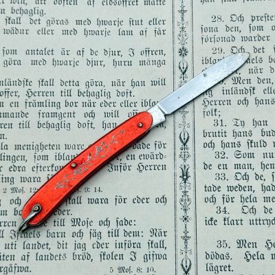 Нож перочинный Красный вьюн 12 см 