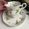 Кофейная пара Royal Canterbury Strawberry Fidd 180 мл Англия