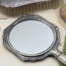 Зеркало щетка расческа набор 3 шт серебрение 