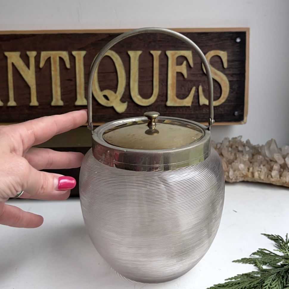 Бисквитница 25 см стекло Голландия