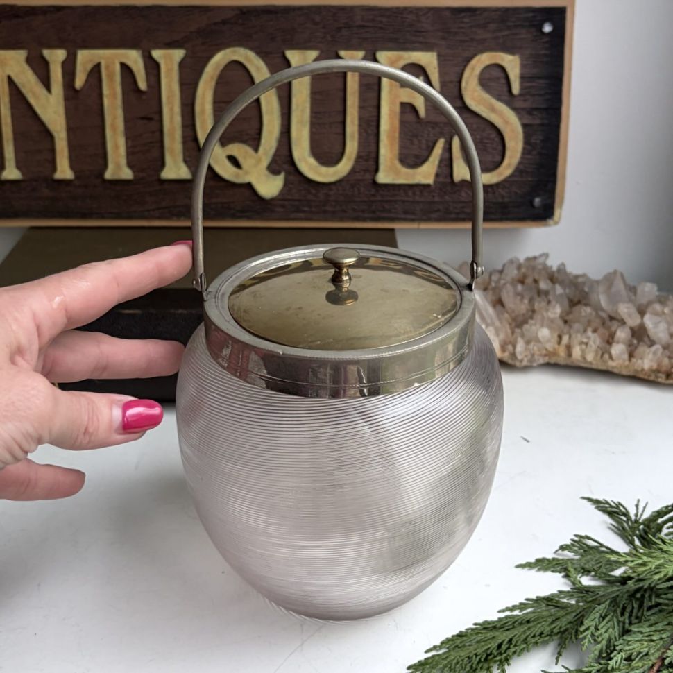 Бисквитница 25 см стекло Голландия