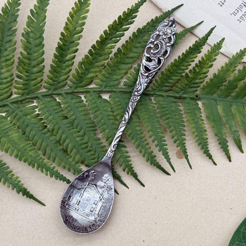 Ложка кофейная с ажурной ручкой Sola 12 см серебрение